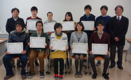 平成２６年度農学部分館ベストユーザー表彰式について