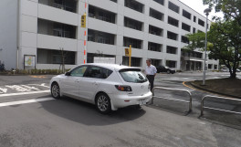 交通安全の呼び掛けと指導について （農学部キャンパス）