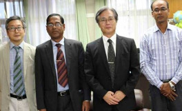 国際交流協定校バングラデシュ・シェレバングラ農科大学よりKamal Uddin Ahamed副学長来訪